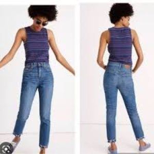 Madewell The High-Rise Slim Boyjean Size 27